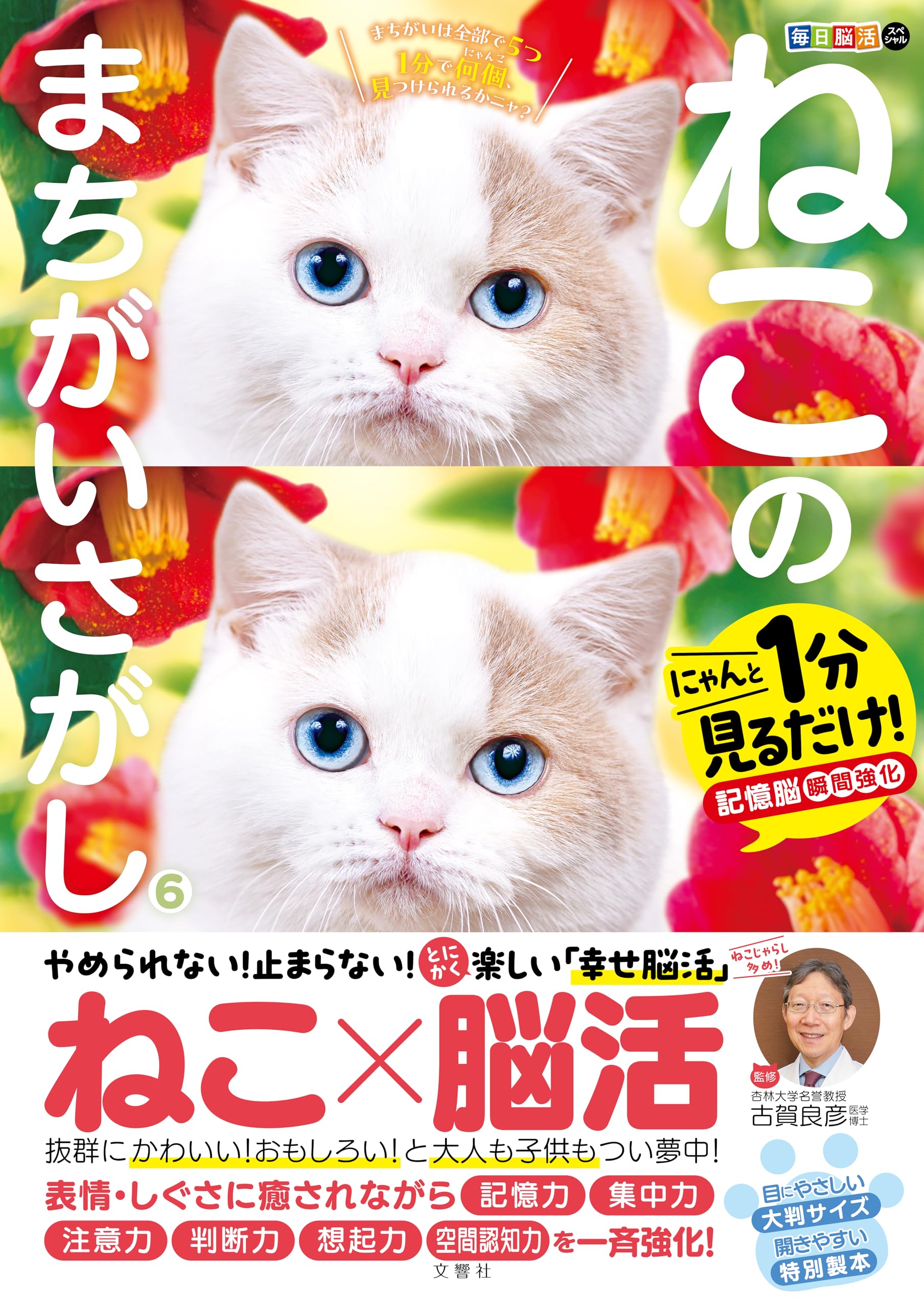 毎日脳活スペシャル ねこのまちがいさがし6 にゃんと1分見るだけ